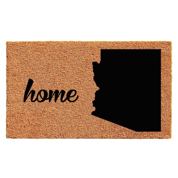 Calloway Mills Entrance Mat, Coir, Natural, Black 105151830 - main